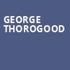 George Thorogood, Van Wezel Performing Arts Hall, Sarasota